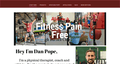 Desktop Screenshot of fitnesspainfree.com